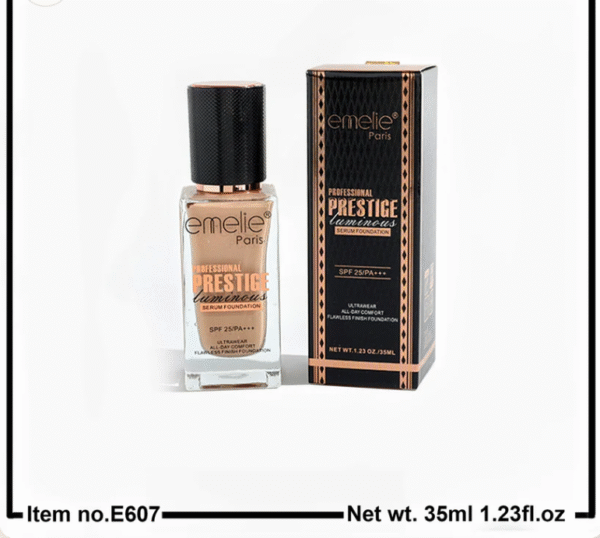 Emelie Prestige Luminous Serum Foundation – 60ml - Image 2