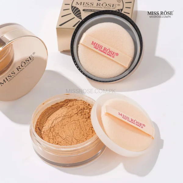 MISS ROSE LUXURY ROSE GOLD MATTE SETTING POWDER - Image 6