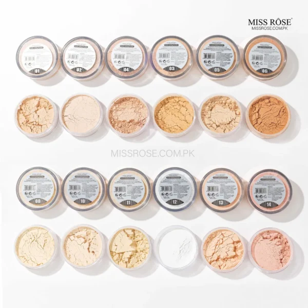 MISS ROSE LUXURY ROSE GOLD MATTE SETTING POWDER - Image 8