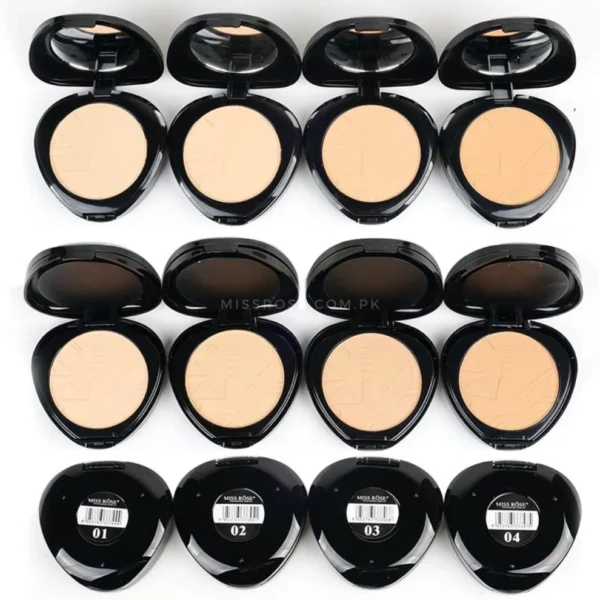 MISS ROSE BRIGHT BLACK TRIANGLE DOUBLE LAYER POWDER - Image 7