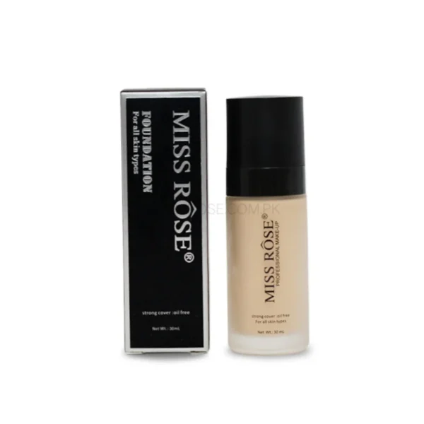 MISS ROSE STRONG COVER OIL FREE FOUNDATION - Image 3
