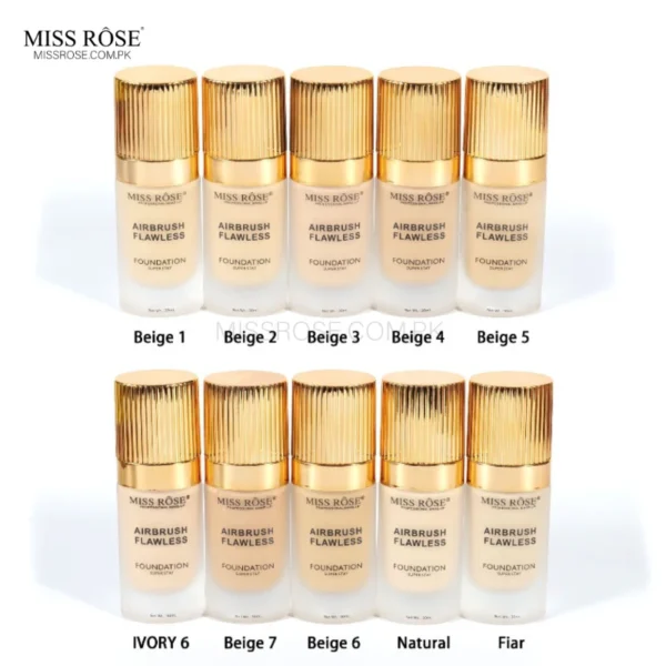 MISS ROSE AIRBRUSH FLAWLESS FOUNDATION - Image 5