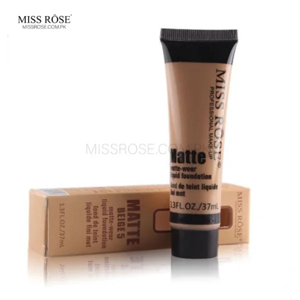 MISS ROSE FULL COVERAGE MATTE FOUNDATION - Image 5