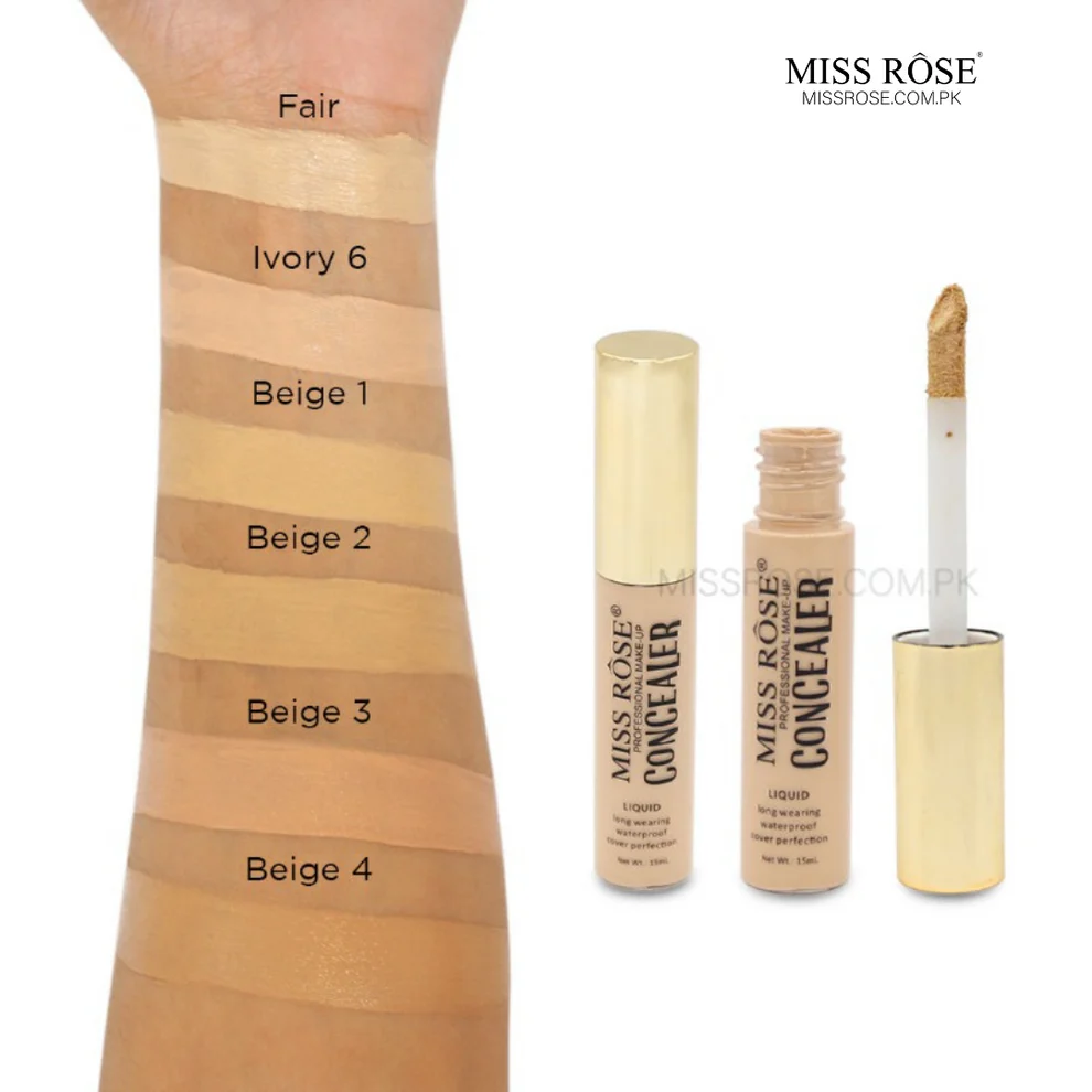MISS ROSE PERFECT COVER 24H HYDRATING CONCEALER - Image 5