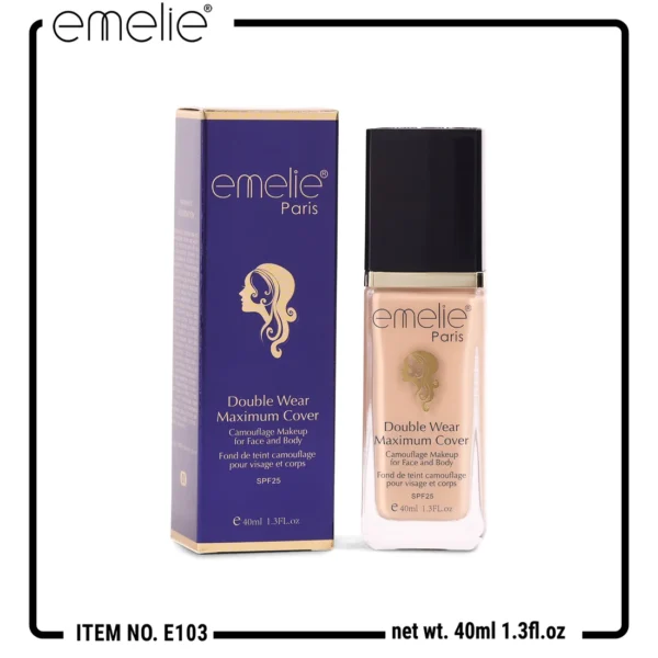 DOUBLE WEAR MAXIMUM COVER FOUNDATION – EMELIE PARIS - Image 3